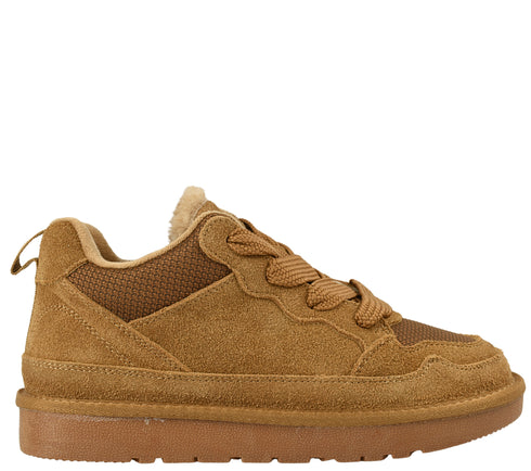Pantofi sport, dama, ANNA VIOTTI, D114-PK2690 camel, piele intoarsa